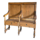 Old church bench