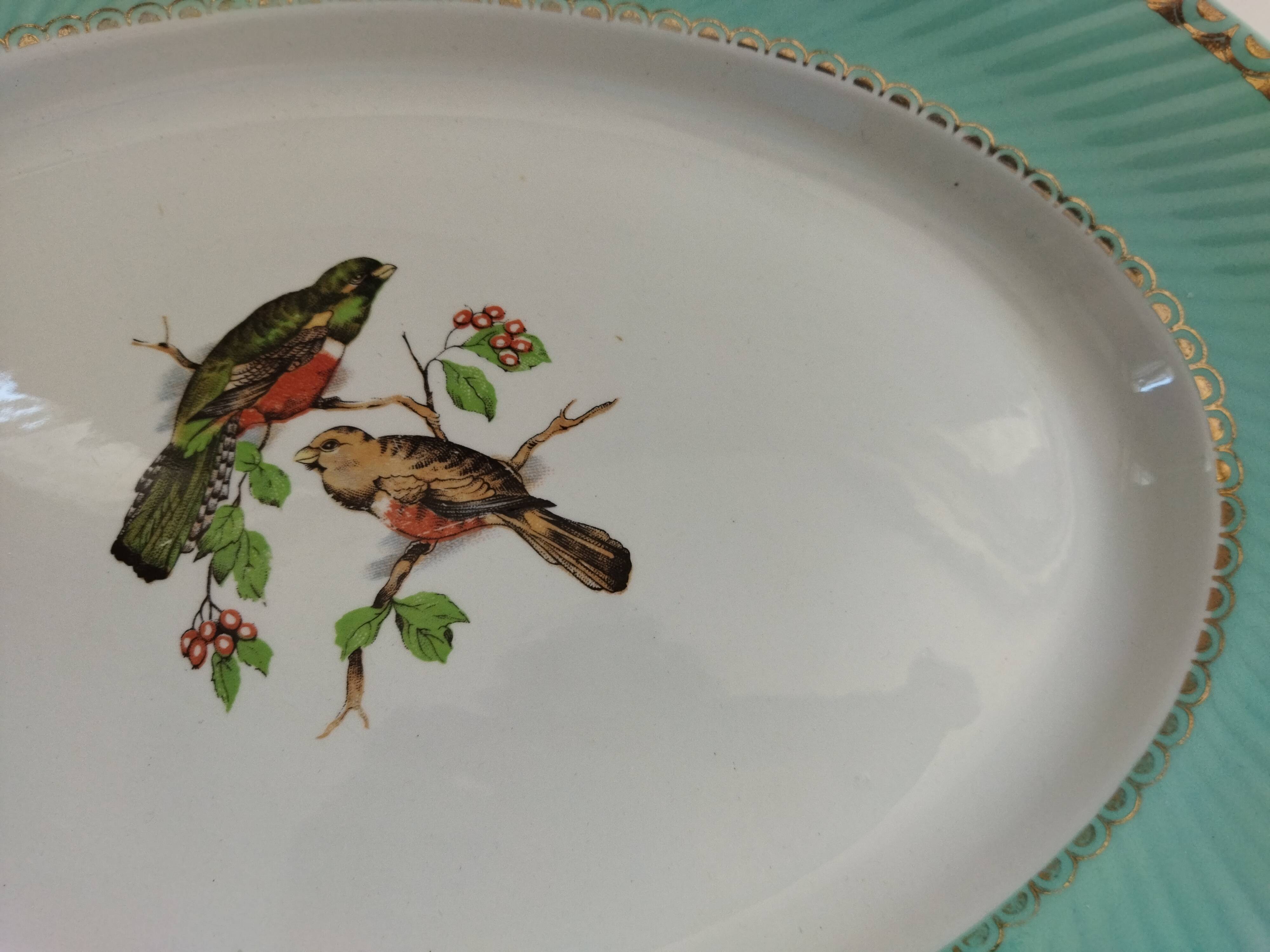 Dish Fenal Badonviller "Birds"