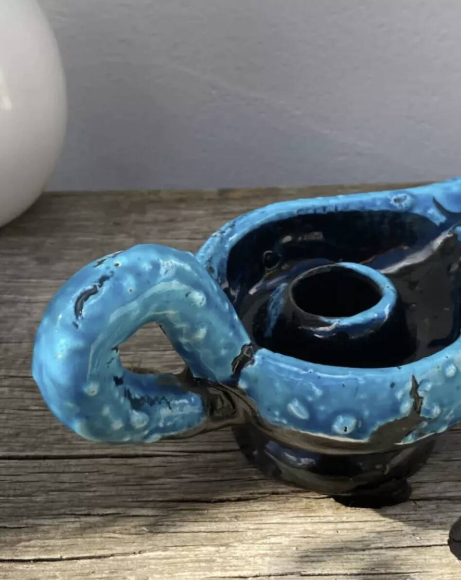 Fat Lava 70 ceramic candle holder
