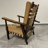 Adjustable armchair by Jan Vanek for Krásná Jizba 1940s