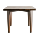 Pierre jeanneret squared wooden dining table, 1950s