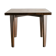 Pierre jeanneret squared wooden dining table, 1950s