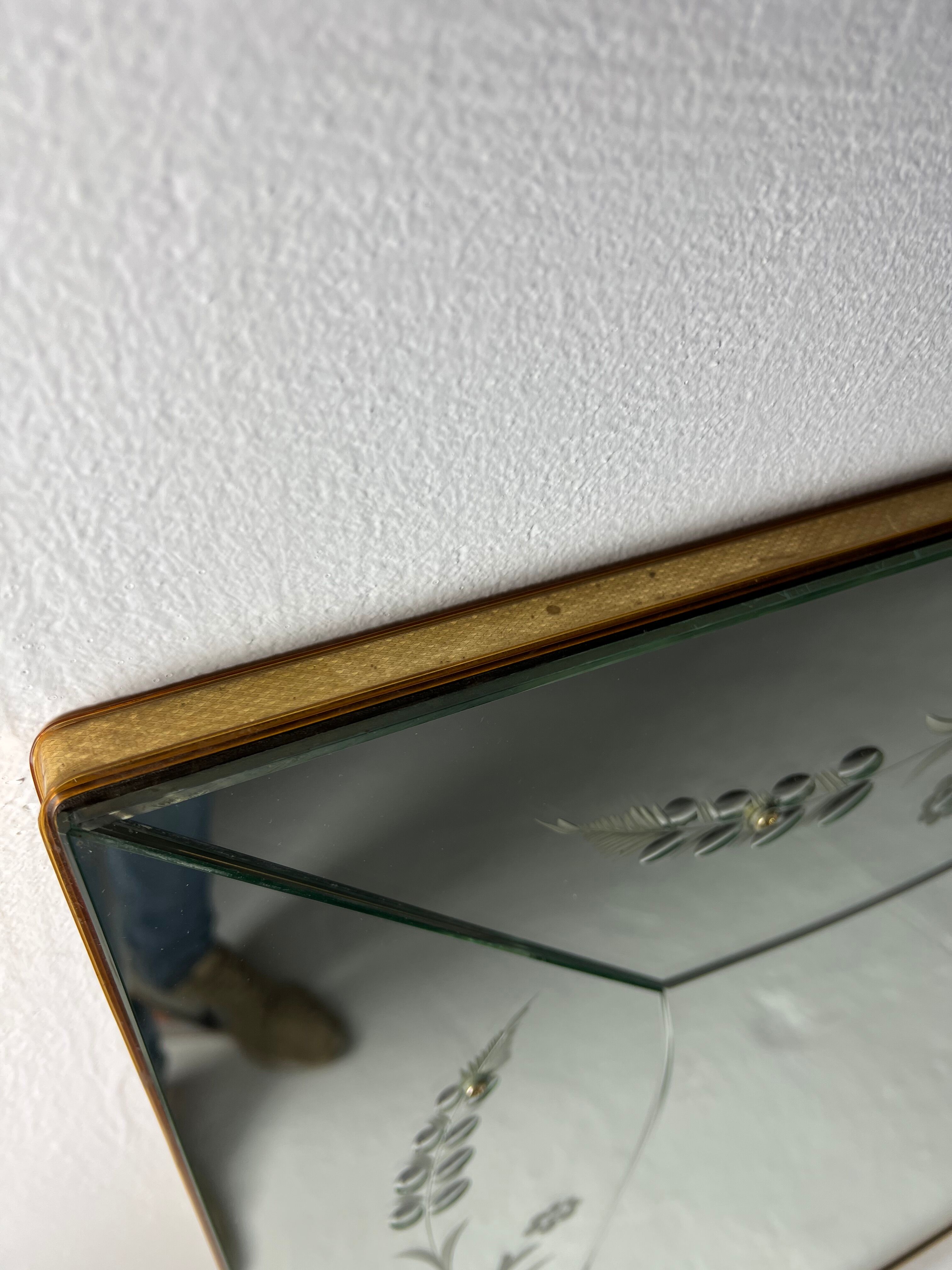 Venetian mirror 60s, 200 x 91 cm