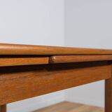 Mid Century Teak Extendable Dining Table, Denmark, 1960s