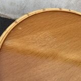 Vintage rattan roundtable