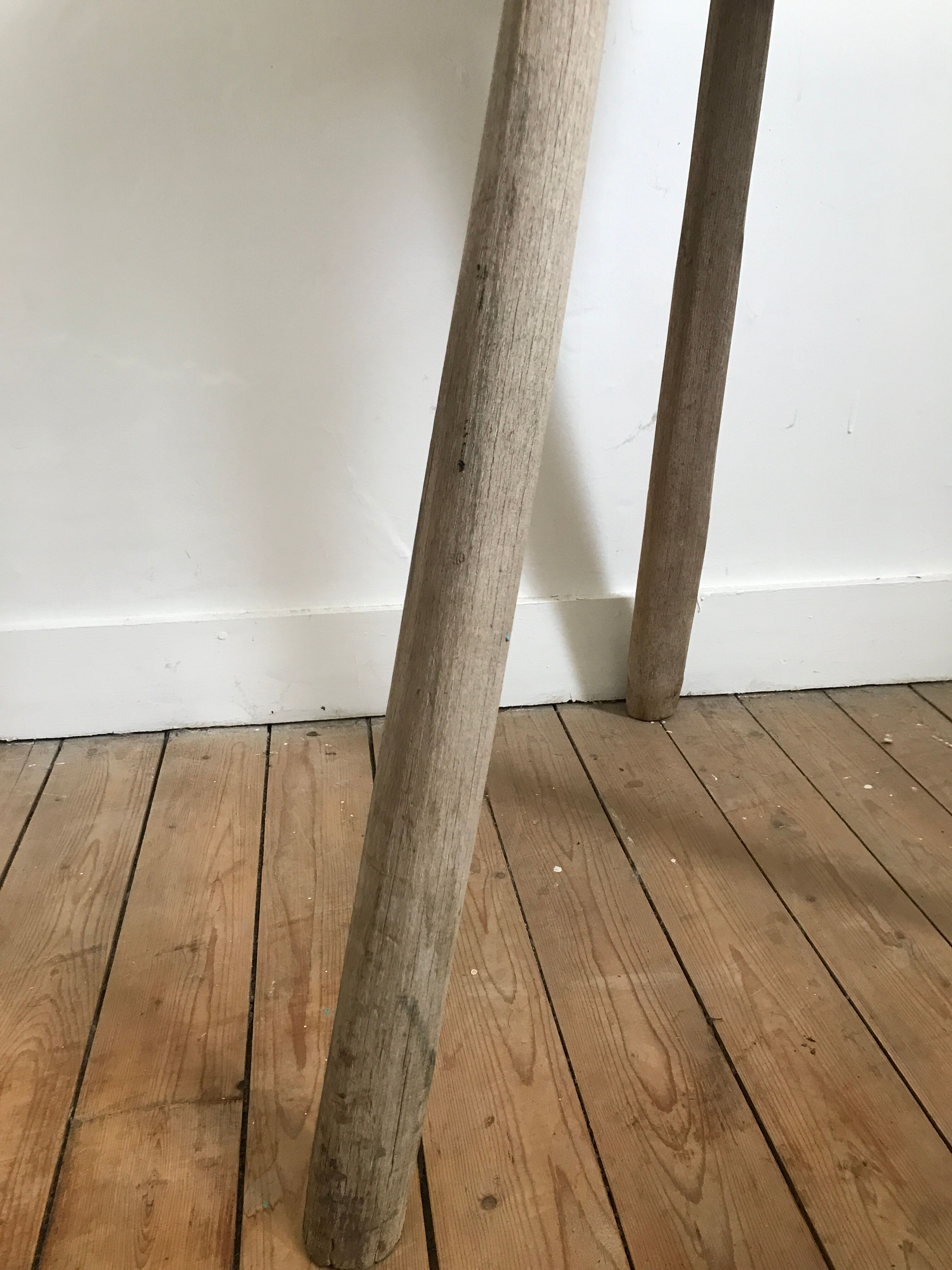 Old log, wooden harness