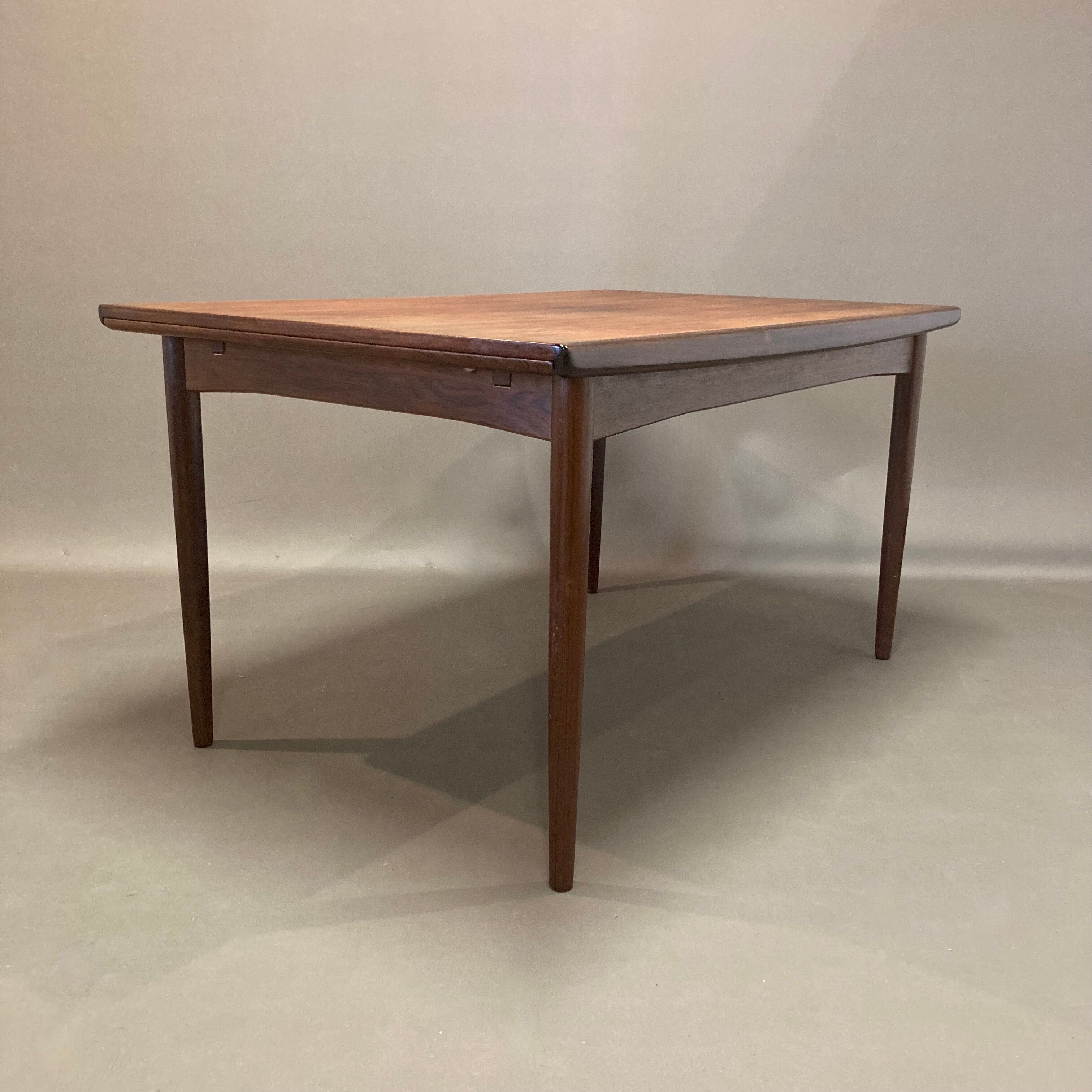 High table with rosewood extensions 1950