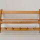 Mid-century wall folding  hanger and shelf, 1960's.