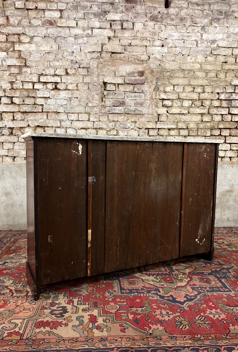 Buffet With Projection At Support Height In Rosewood From Restoration Period 19th Century