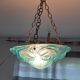 Glass chandelier Degué Blue