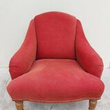 Napoleon III style toad armchair