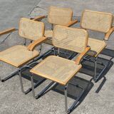 Chair model Cesca by Marcel Breuer with armrests B64