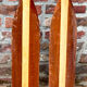 Old pair of wooden paddles 180 cm