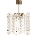 Glass Ceiling Lamp Orrefors Carl Fagerlund