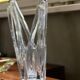 Vase de Murano - Sculpture en verre clair - Soufflé à la main