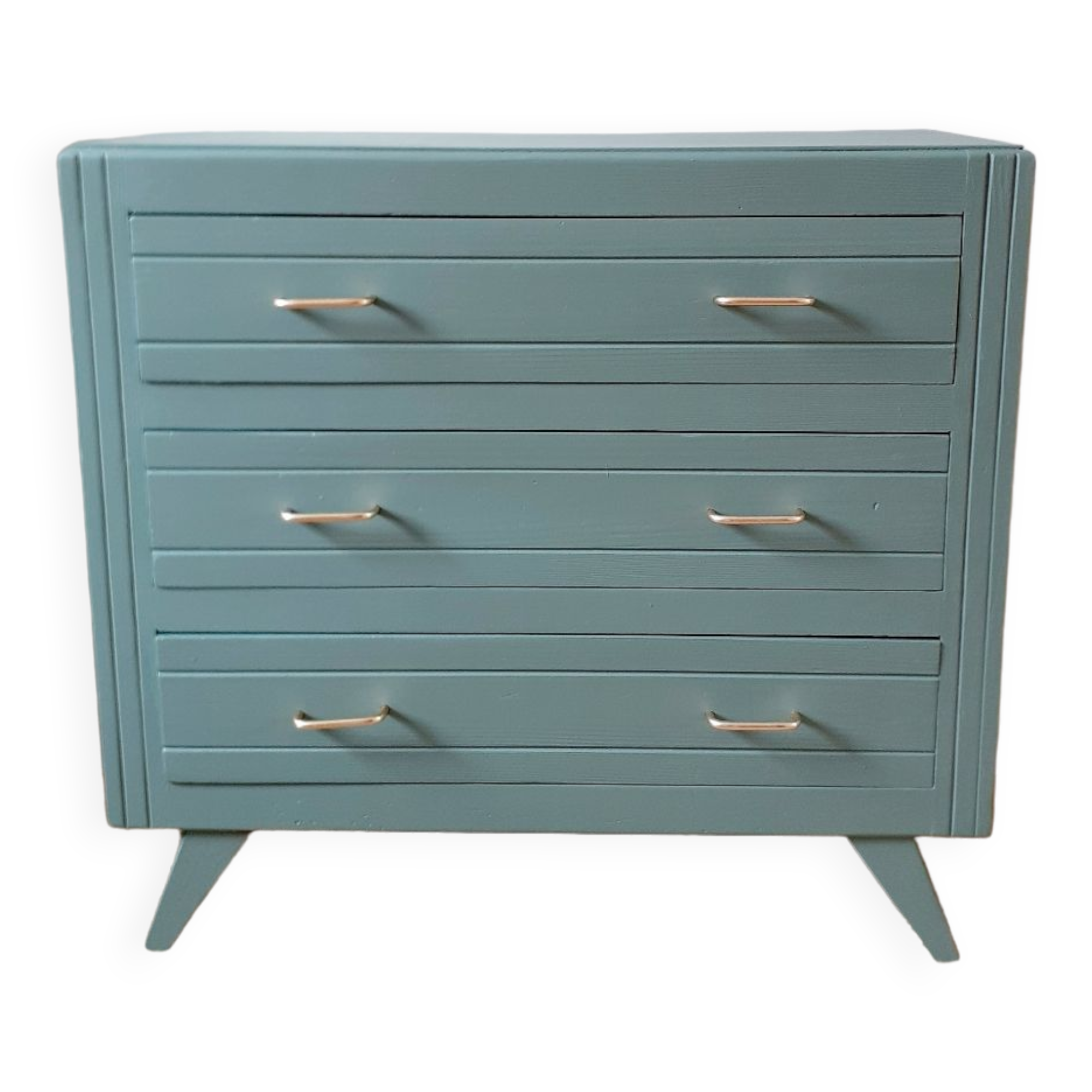 Vintage chest of drawers compass feet