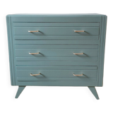 Commode vintage pieds compas