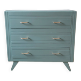 Vintage chest of drawers compass feet