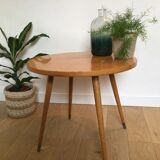 Scandinavian coffee table compass feet