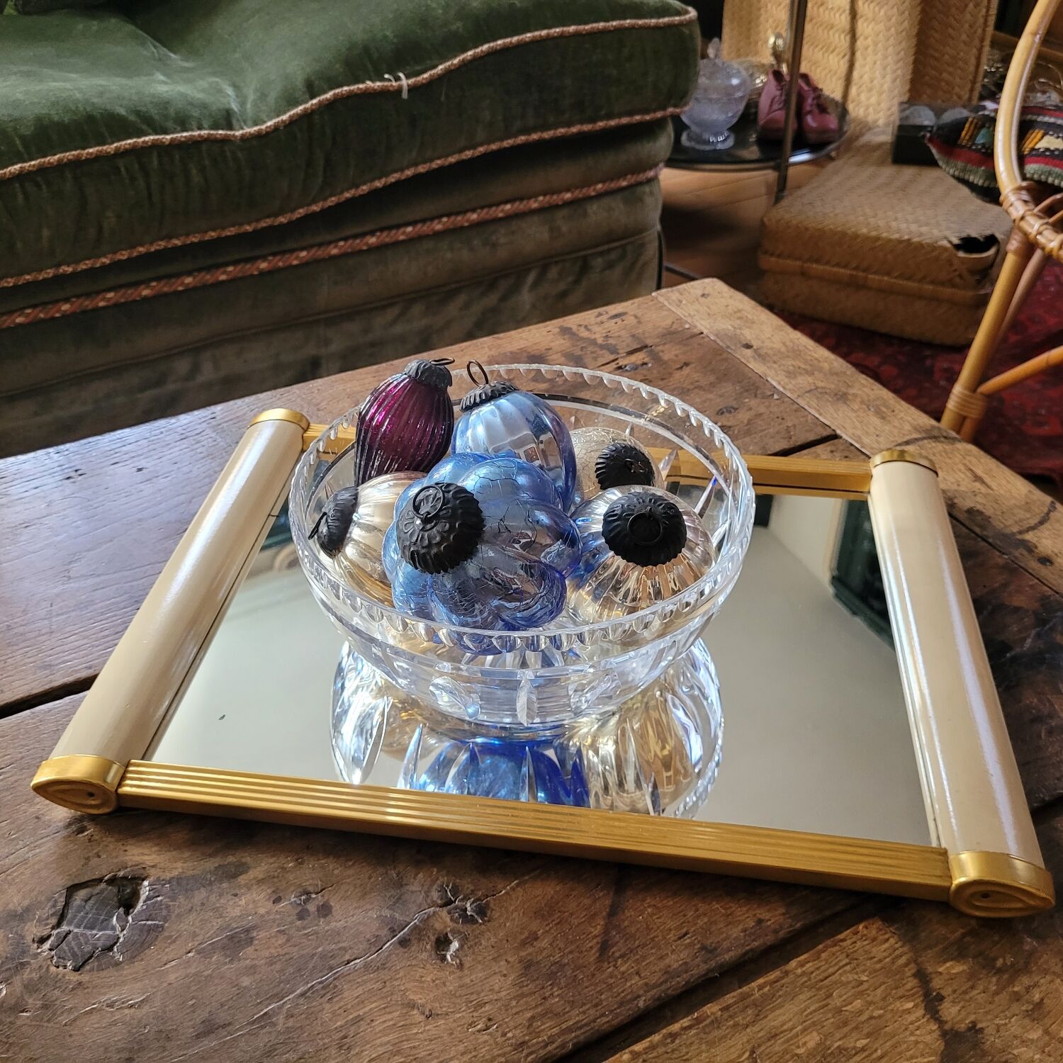 Cut crystal bowl – 1970s