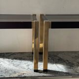 Pair of Hollywood Regency style side tables