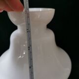 white opaline bedside lamp