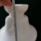 lampe de chevet en opaline blanche
