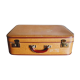 Old suitcase yellow orange