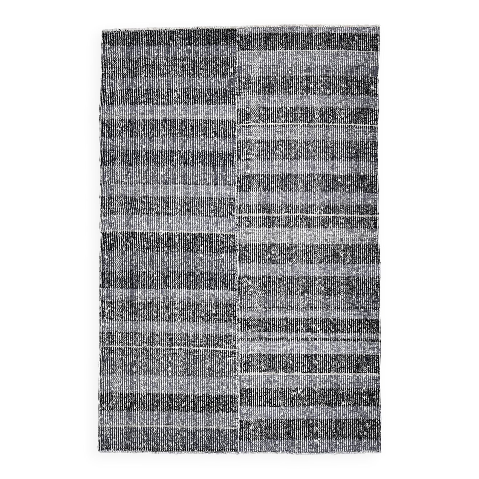 black blue kilim rug 140x210 cm, small kilim rug from turkey, wool kilim