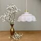 Vintage lamp lamp in white opaline