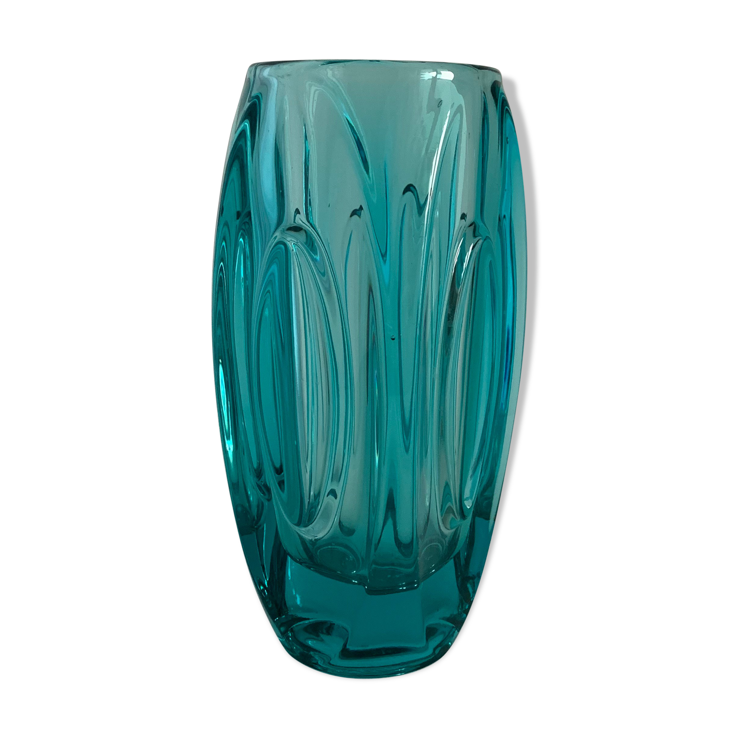 Vase from Sklo Union Rosice, 1950