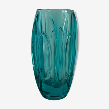 Vase from Sklo Union Rosice, 1950