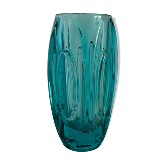 Vase from Sklo Union Rosice, 1950