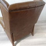 Leather reclining chair
