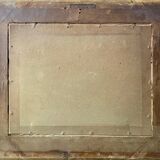 Watercolor painting signed A. Jaffoux "Landscape of undergrowth" with frame