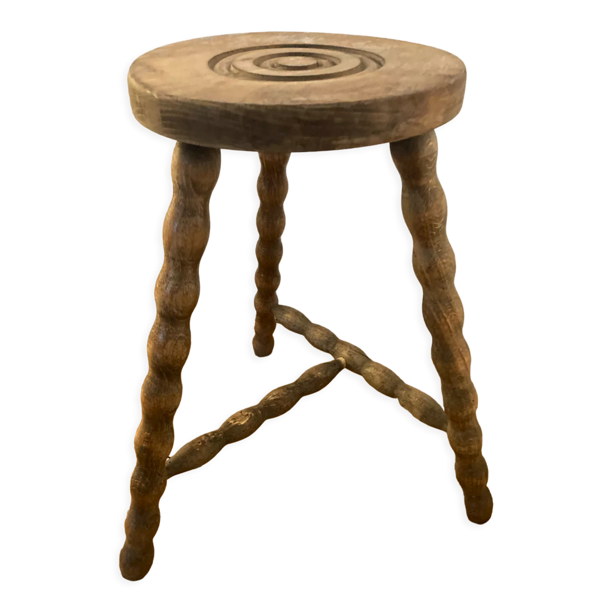 Tripod stool in view