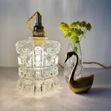 Vintage tulip walkman in molded glass