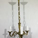 3 light bronze chandelier