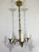 3 light bronze chandelier
