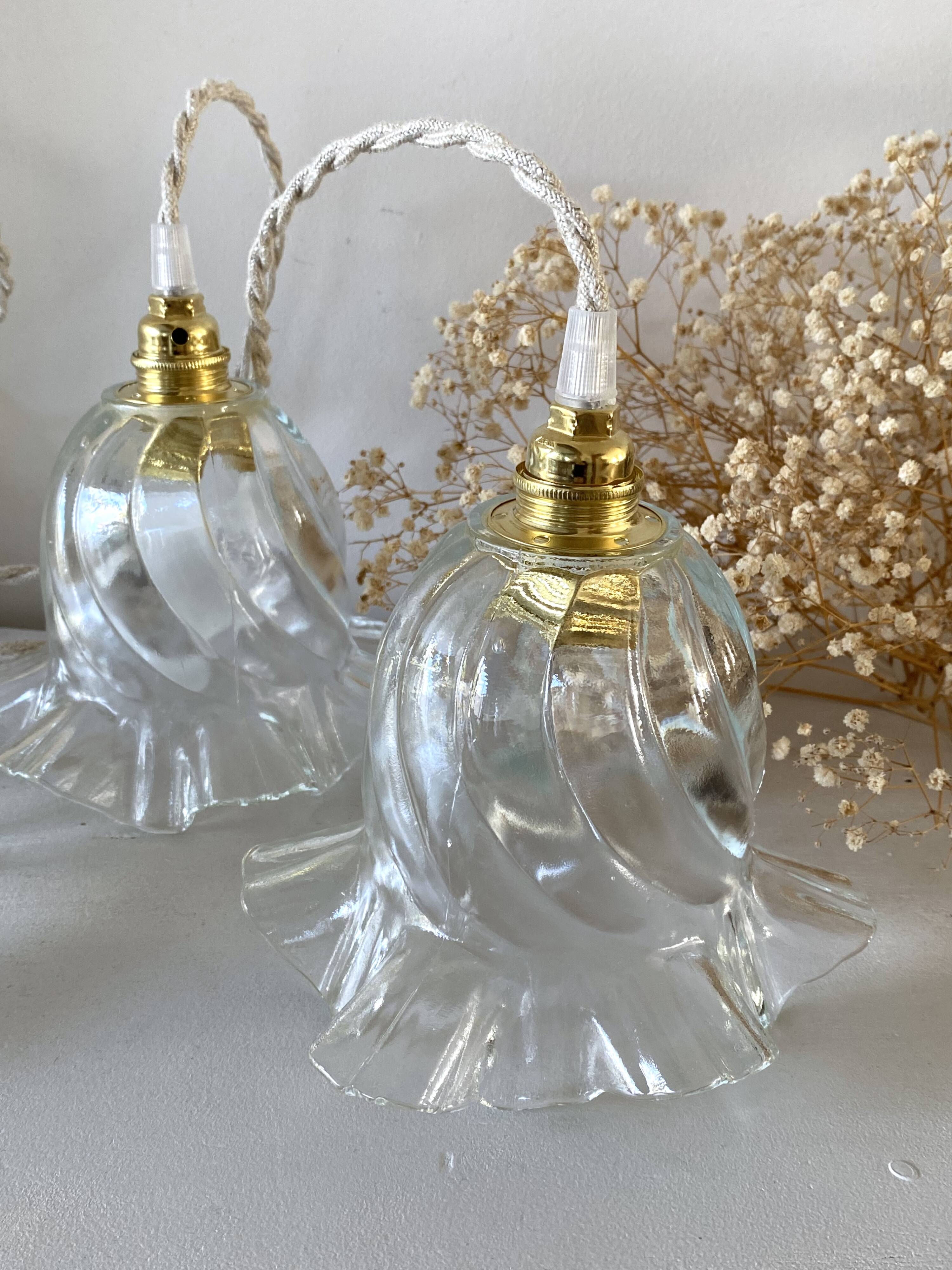 Vintage waterfall pendant light