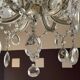 Antique Murano 5-branch tassel chandelier