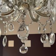 Lustre ancien pampilles  5 branches murano