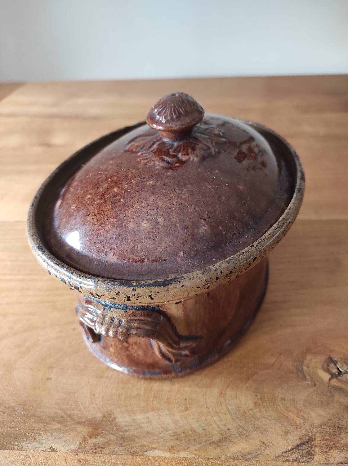 Old terrine in glazed earthenware MIELLE