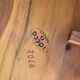 6 vintage Chairs Cembro pine Brutalist style circa 1975 Idcco Annecy