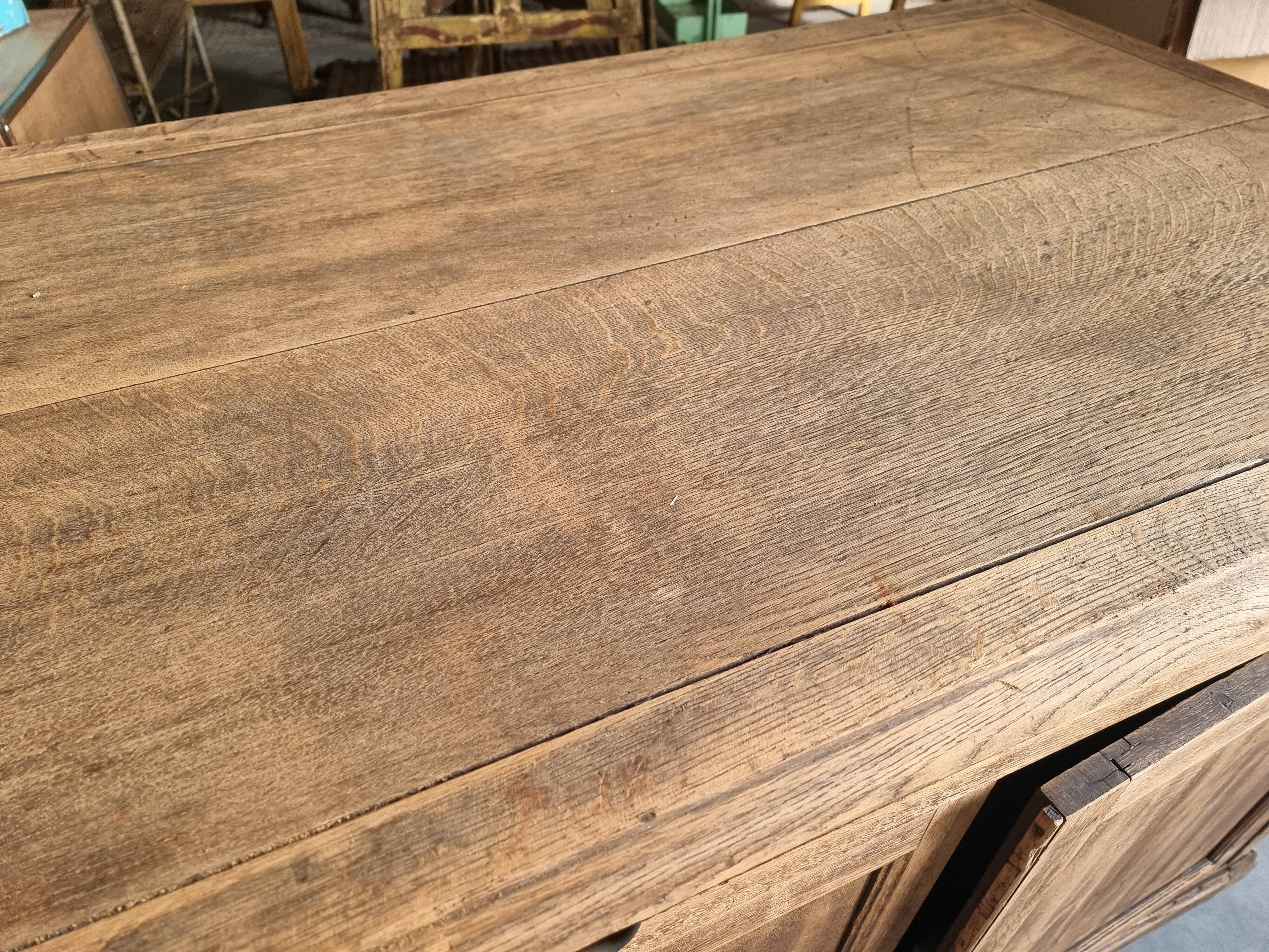 Old cabinet, workbench, kitchen island counter on casters