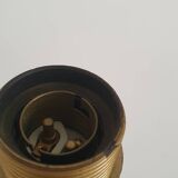 Large metal vine leaf lamp base