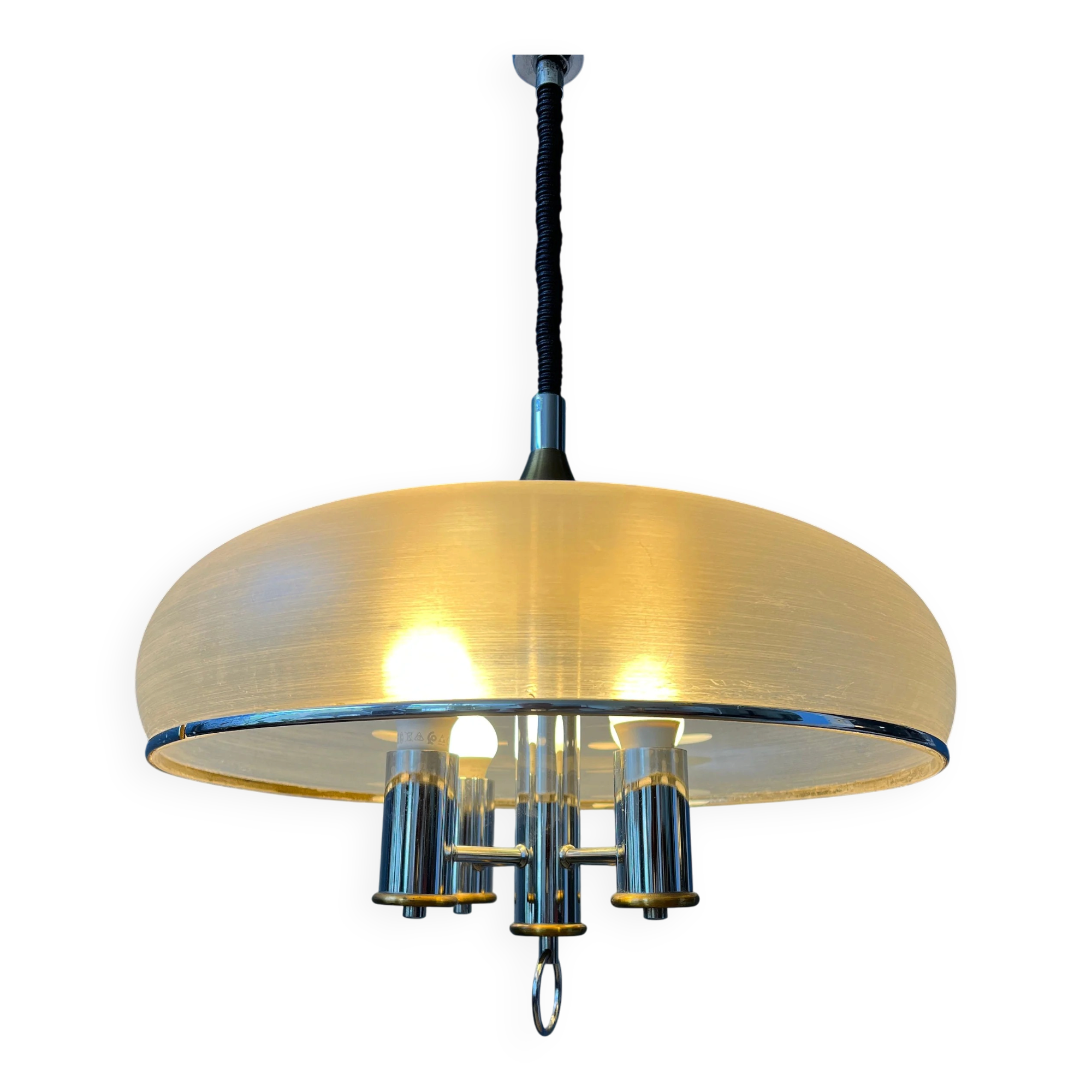 Suspension Mid-Century / Space Age chandelier