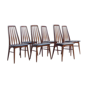 6 chaises danoises de - scandinave 1960