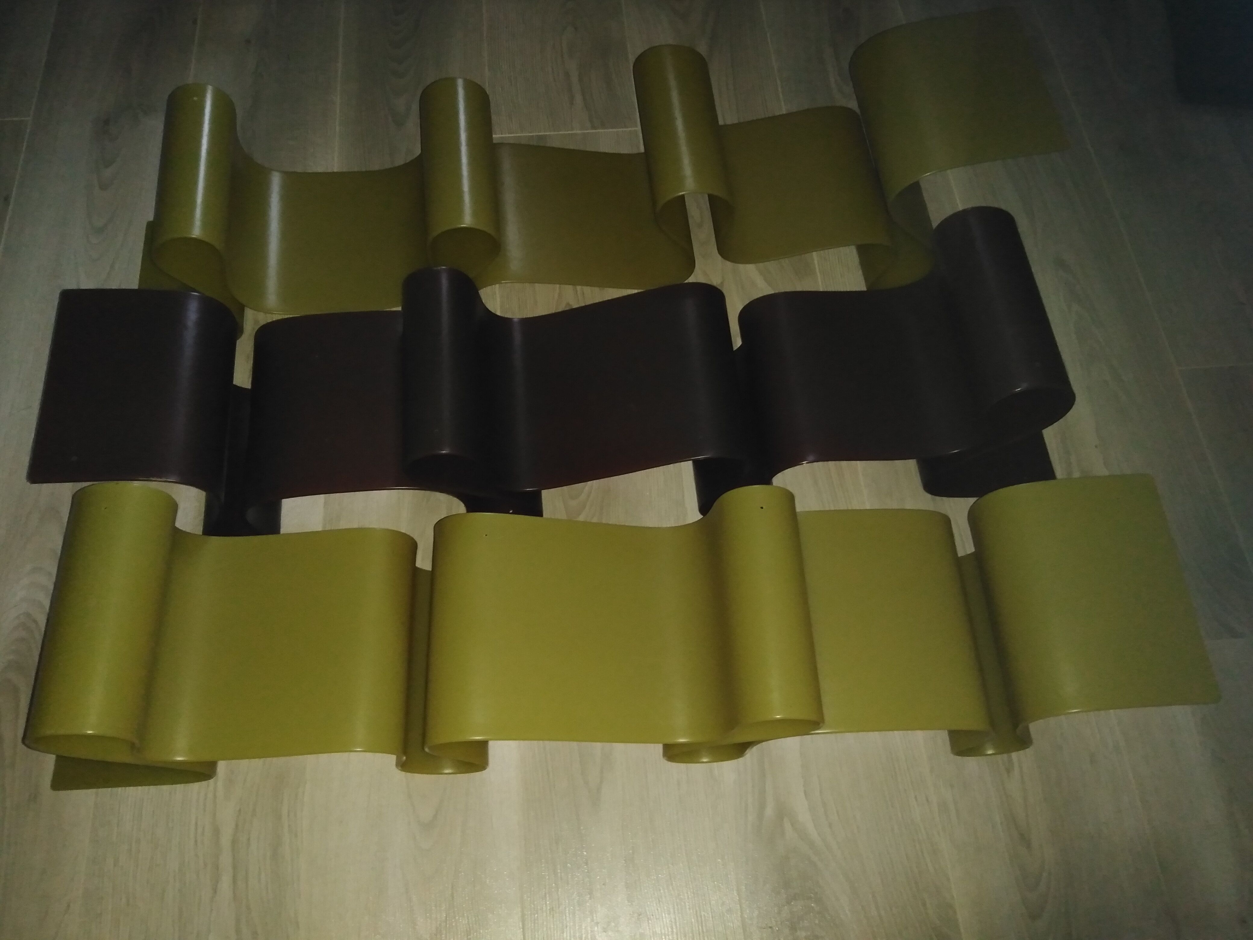 Lovely Rita Kartell shelves by Ron Arad