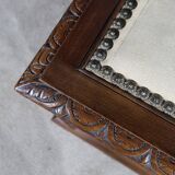 Landing Linen Chest in Solid Beech and Walnut, Louis XIII Style – Late 19th Century